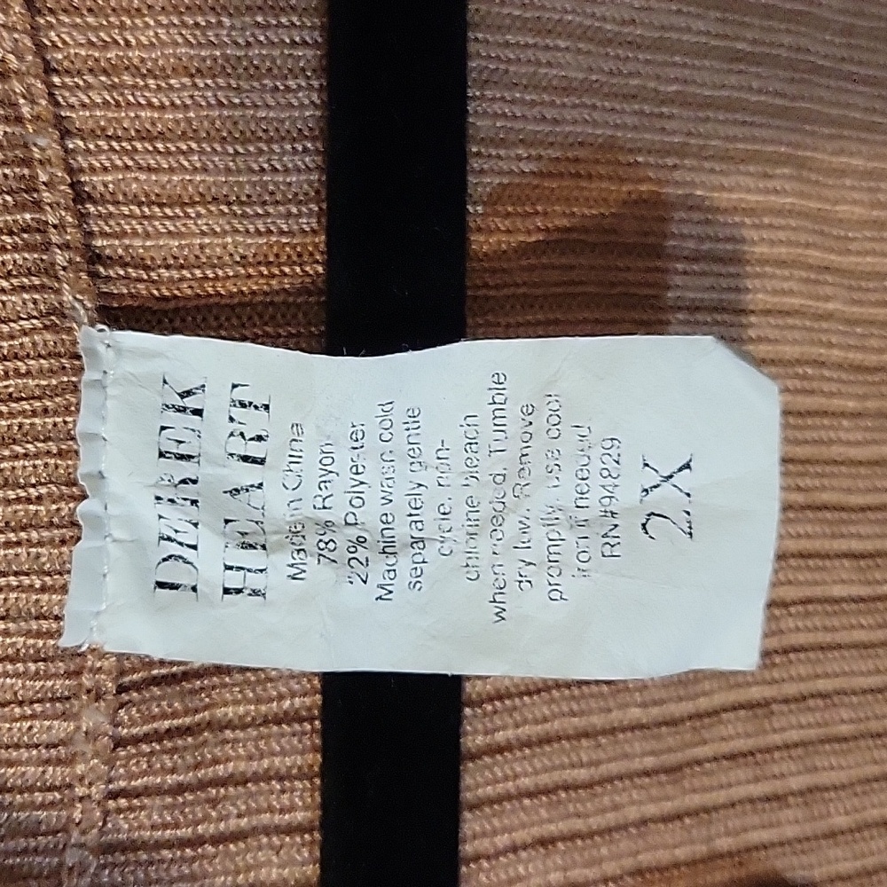 Derek Heart Long Sleeve Tan Bodycon Dress With Cutout - Picture 2 of 5
